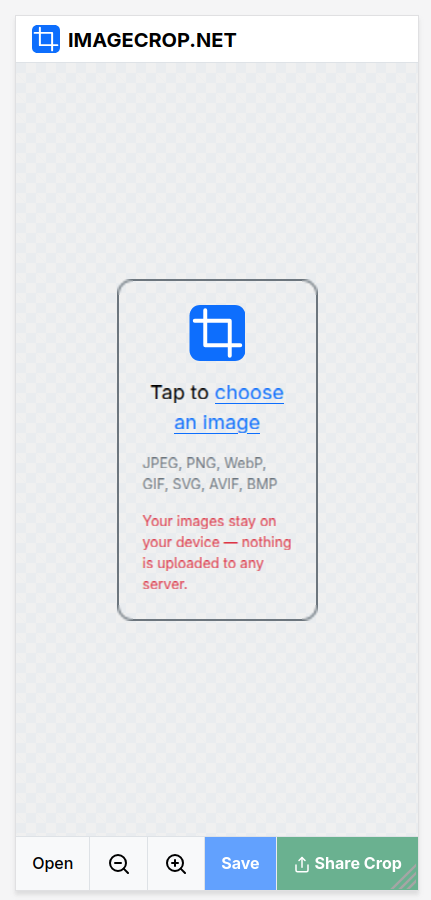 My new tool lets you crop and share images easily - imagecrop.net